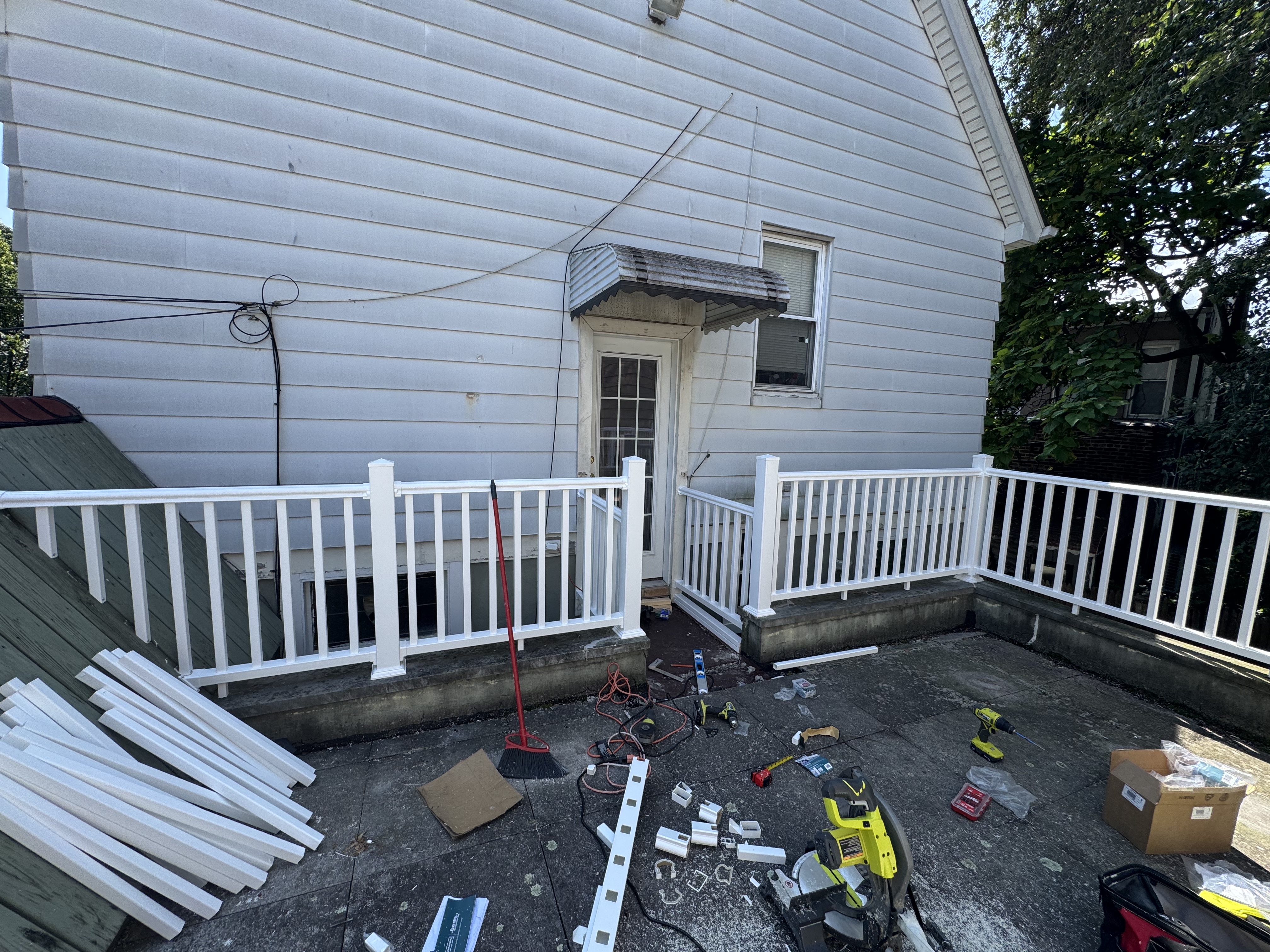 Deck and porch railing project