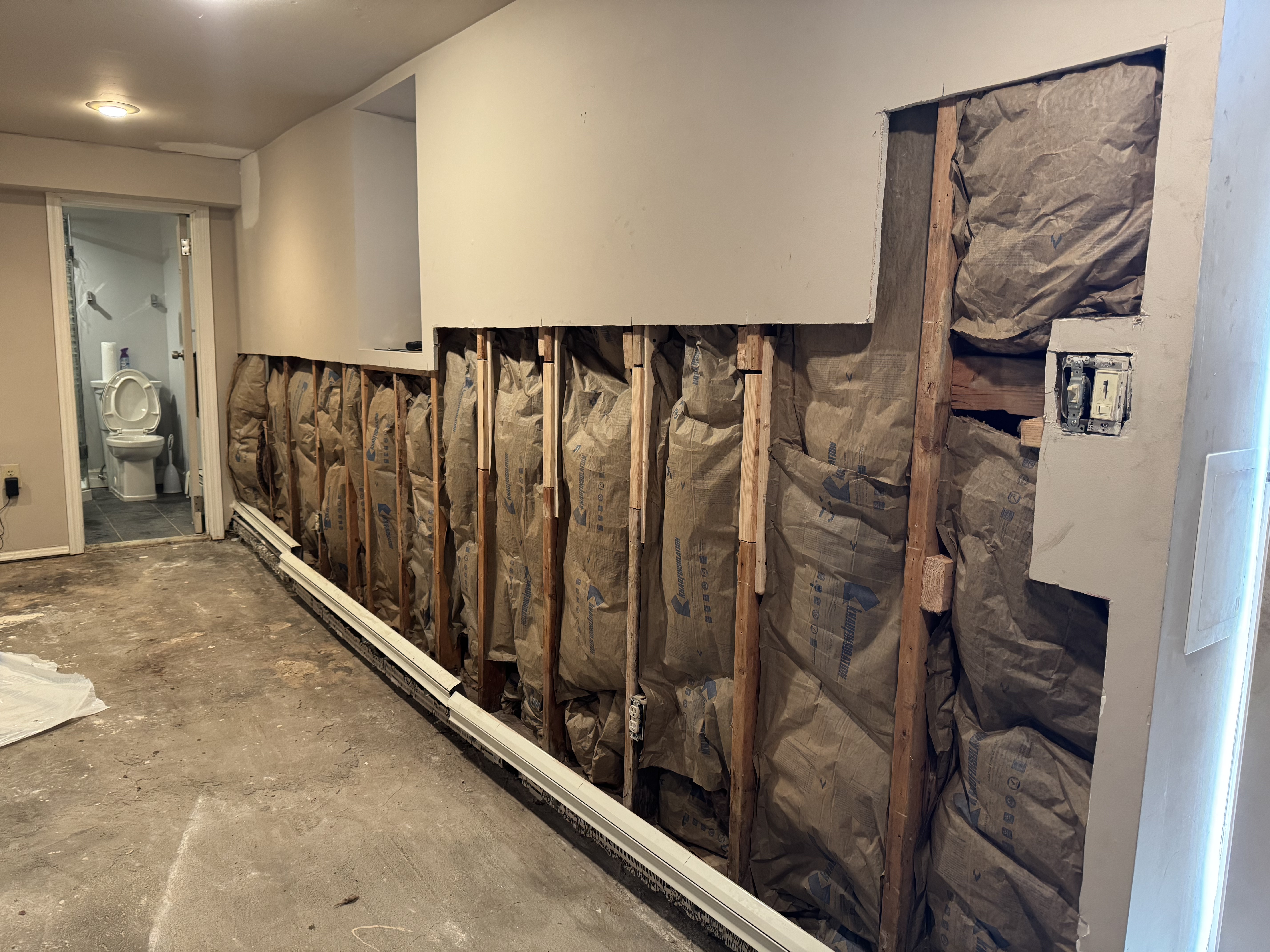 Drywall repair project